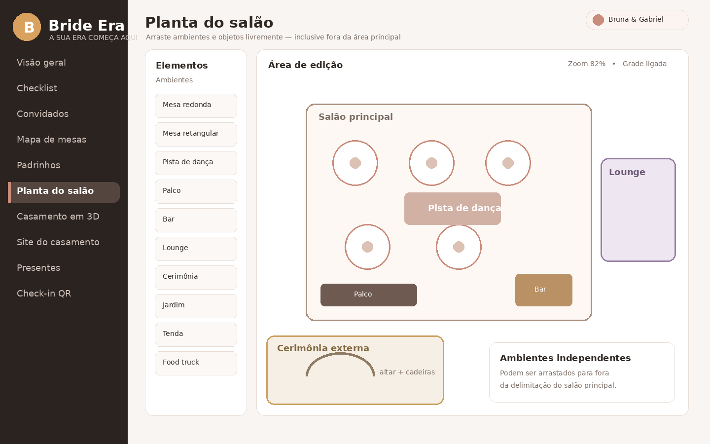 Desenhe a planta